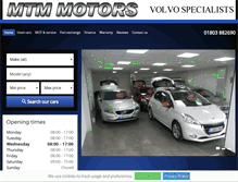 Tablet Screenshot of mtmmotors.com